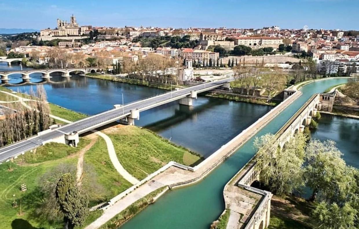 Arcole 5 - Jolie Appartement Centre Ville De Beziers Avec Garage- Wifi -Tv Connectee Esterno foto